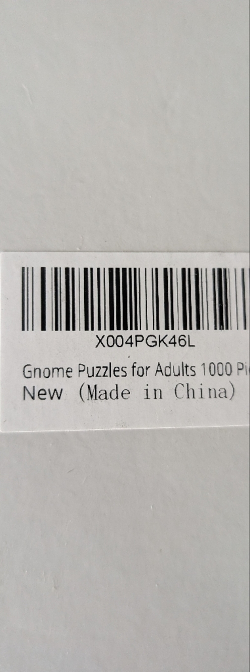🧩 3 for $25 - Larkipuzz Gnome Home 1000 Piece Puzzle - Picture 8 of 8